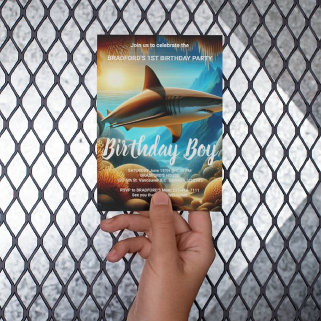 Invitación de cumpleaños Majestad de las Profundid (Subido por el creador)