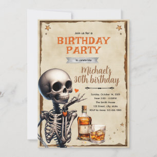 Invitación de cumpleaños Muerte a mis Veinte