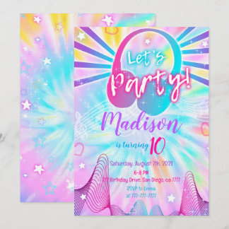 Invitación de cumpleaños musical
