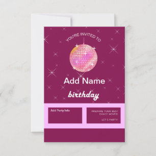 Invitación de cumpleaños musical
