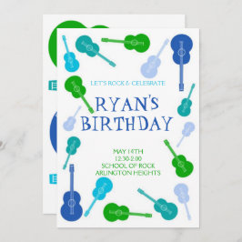 Invitación de cumpleaños musical