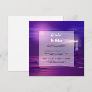 Invitación de cumpleaños náutico