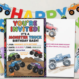 Invitación de cumpleaños número 12 de divertidos c