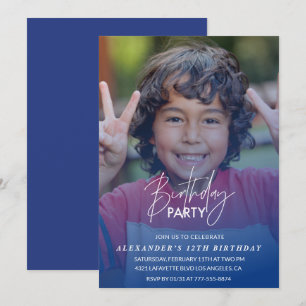invitación de cumpleaños número 12 Fiesta de cumpl