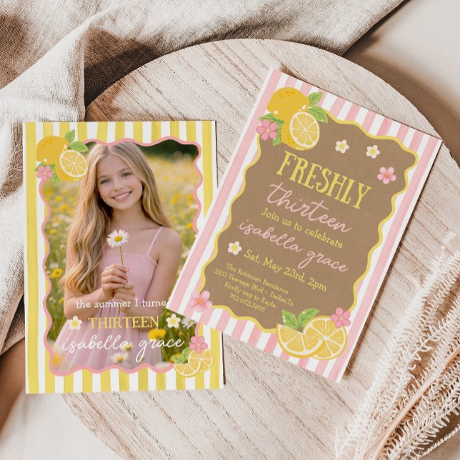 Invitación de cumpleaños número 13 Freshly Thirtee (Subido por el creador)