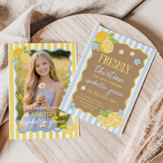 Invitación de cumpleaños número 13 Freshly Thirtee