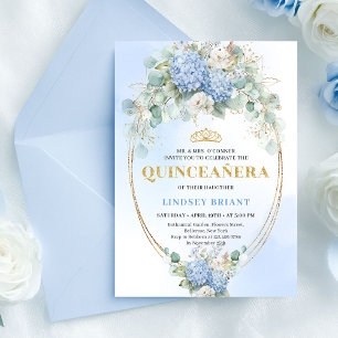 Invitación de cumpleaños número 15 Boho de lujo co