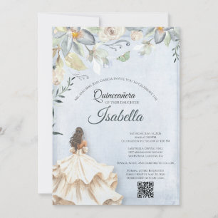 Invitación de cumpleaños número 15 de Quinceañera 