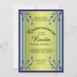 Invitación de cumpleaños número 15 para chicas lat