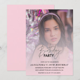 invitación de cumpleaños número 18 Fiesta de cumpl