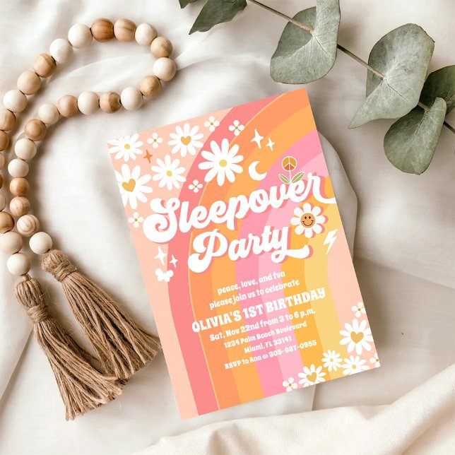Invitación de cumpleaños número 1 de Groovy Sleepo (Subido por el creador)