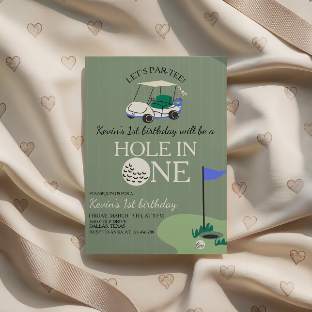Invitación de cumpleaños número 1 de Hole in ONE G (Subido por el creador)
