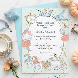 Invitación de cumpleaños número 1 de la princesa É