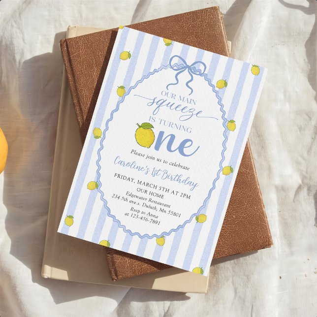 Invitación de cumpleaños número 1 de Lemon Our Mai (Subido por el creador)
