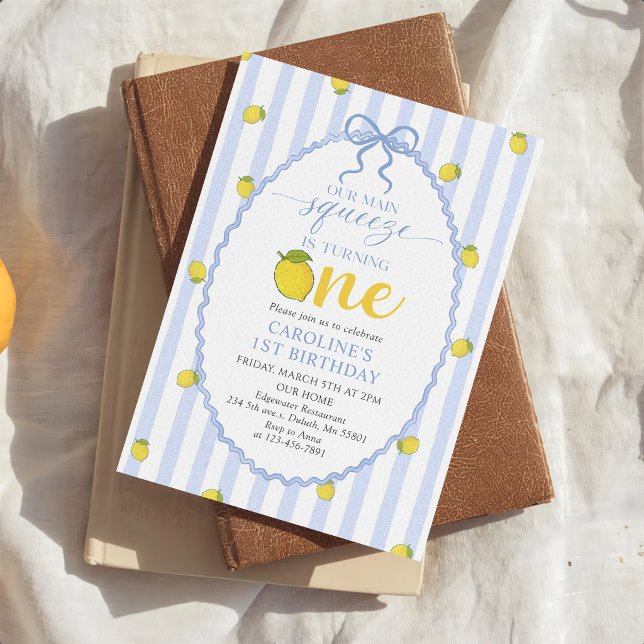 Invitación de cumpleaños número 1 de Lemon Our Mai (Subido por el creador)