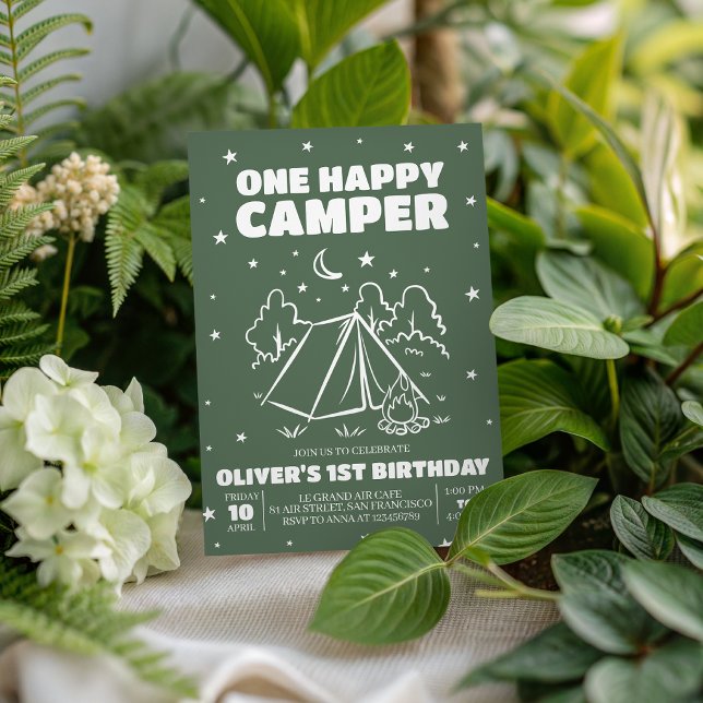 Invitación de cumpleaños número 1 de One Happy Cam (Subido por el creador)