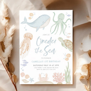 Invitación de cumpleaños número 1 de Oneder The Se