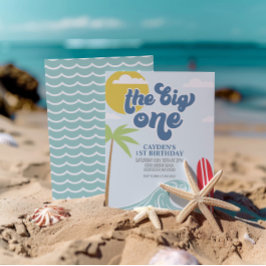 Invitación de cumpleaños número 1 de The Big One S