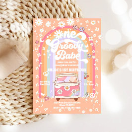 Invitación de cumpleaños número 1 Groovy