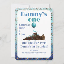 Invitación de cumpleaños número 1: Uno no es para