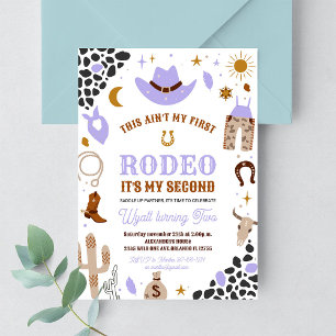 Invitación de cumpleaños número 2 de Mi Segunda Ro
