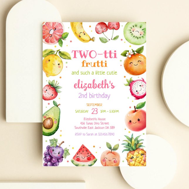 Invitación de cumpleaños número 2 de Two-tti Frutt (Subido por el creador)