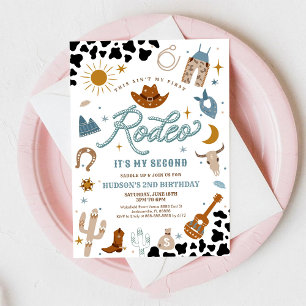 Invitación de Cumpleaños número 2 del Vaquero de R