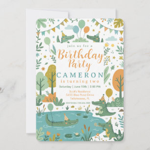 Invitación de cumpleaños número 2 - Hasta Luego Co