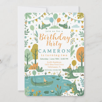 Invitación de cumpleaños número 2 - Hasta Luego Co