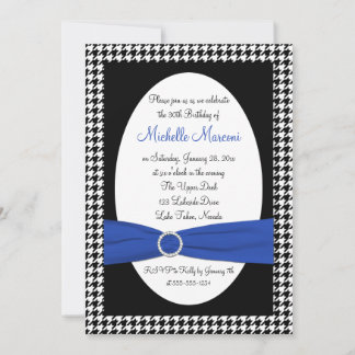 Invitación de cumpleaños número 30 de la cabina az