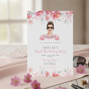 Invitación de cumpleaños número 30 de Princess Dia