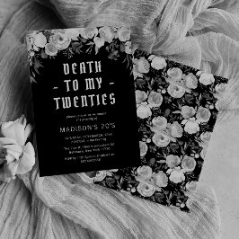 Invitación de cumpleaños número 30 Death to My Twe