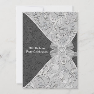Invitación de cumpleaños número 30 para mujer de D