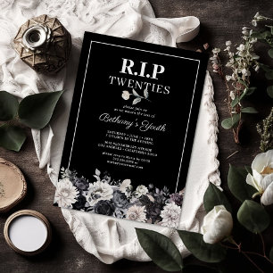 Invitación de cumpleaños número 30 "RIP 20"
