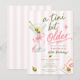 Invitación de cumpleaños número 30 un poquito más