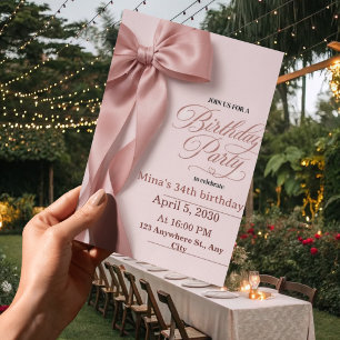 invitación de cumpleaños número 35 para mujeres