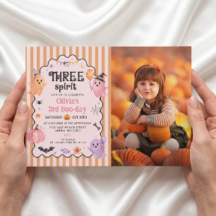 Invitación de cumpleaños número 3 de Three Spirit