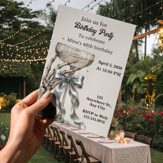 invitación de cumpleaños número 43 para mujeres (Subido por el creador)
