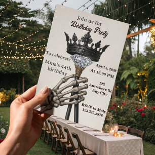 invitación de cumpleaños número 44 para mujeres