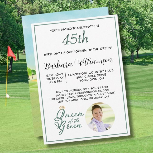 Invitación de cumpleaños número 45 con tema de gol (Subido por el creador)