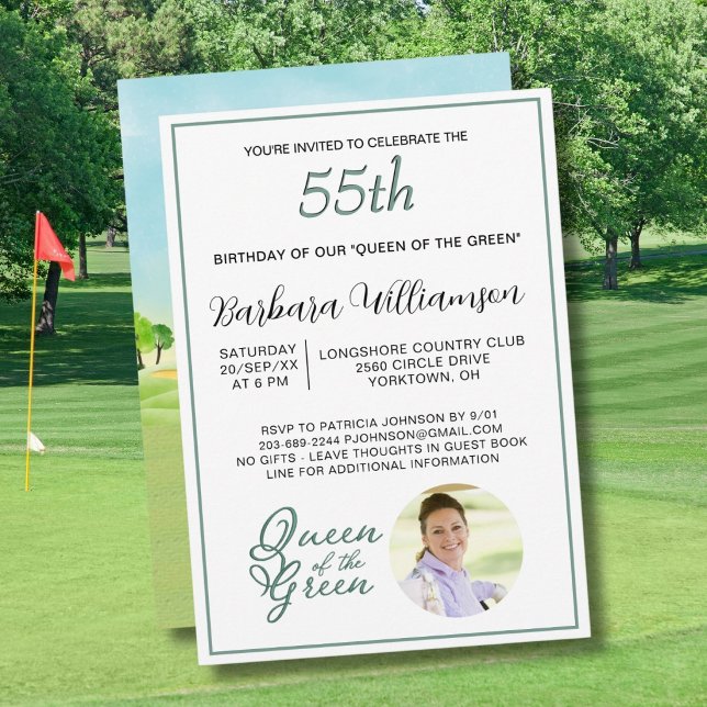 Invitación de cumpleaños número 55 con tema de gol (Subido por el creador)