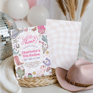 Invitación de cumpleaños número 5 de Groovy Girl R
