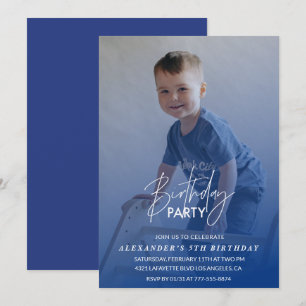 invitación de cumpleaños número 5 Fiesta de cumple