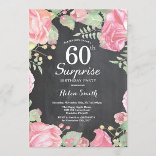Invitación de cumpleaños número 60 a la empresa Bo