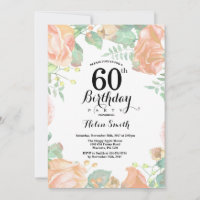 Invitación de cumpleaños número 60 a la Planta Bot