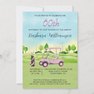 Invitación de cumpleaños número 60 con tema de gol