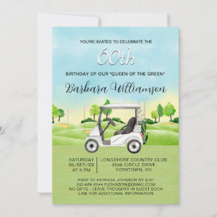 Invitación de cumpleaños número 60 con tema de gol
