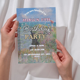 Invitación de cumpleaños número 6 para niñas marip
