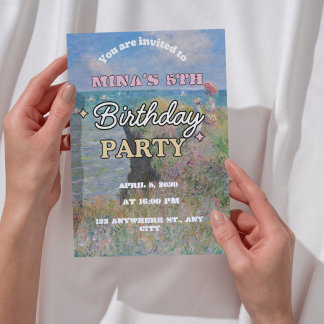 Invitación de cumpleaños número 6 para niñas marip