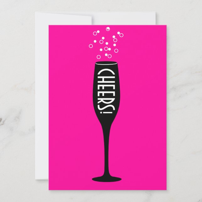 Invitación de cumpleaños número 70 - ¡Salud! Mamá  (Anverso)